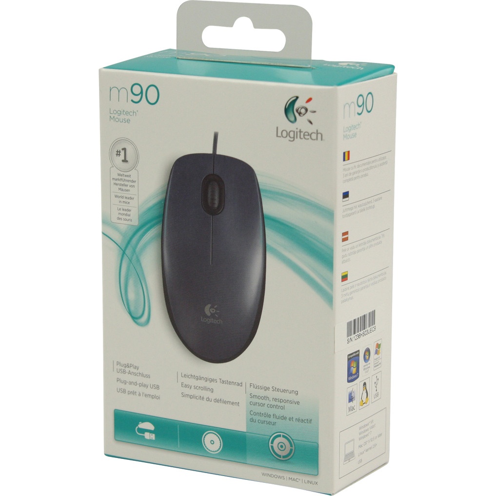 Mysz LOGITECH M90 czarna USB